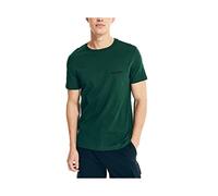 Nautica Men's Short Sleeve Solid Crew Neck T-Shirt, Tidal Green, Large