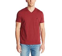 Nautica Men's Short Sleeve Solid Slim Fit V-Neck T-Shirt