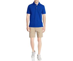 Nautica Men's Short Sleeve Solid Stretch Cotton Pique Polo Shirt, Bright Cobalt, X-Large