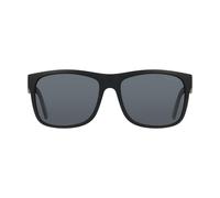 Nautica Men's Sunglasses N919SP - Matte Black with Solid Smoke Polarized Lens