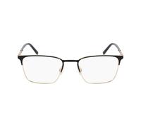 Nautica N7336 Prescription Eyewear Frames, Nero/Oro, 52 Uomini