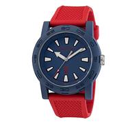 Nautica N83 N83 Ayia Triada Red Wheat PU Fibre Strap Watch (Modello: NAPATF204), Blu/rosso