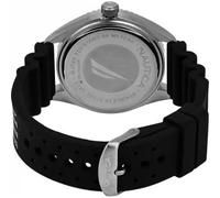 Orologio Uomo Nautica N83 Finn World NAPFWF113 Cassa Acciaio Cinturino Nero