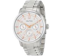 Nautica Orologio Analogico da Polso NAD16554G - Quarzo, Cinturino Acciaio Inox Uomo