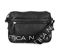 Nautica Nylon Bean Crossbody/Belt Bag with Adjustable Shoulder Strap, Black