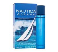 Nautica Oceans Eau de Toilette Spray da viaggio, formula vegana, profumo, accordi acquatici e note di legno, 19 g