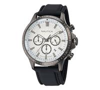 NAUTICA Orologio analogico nero / argento / bianco, Taglia One Size