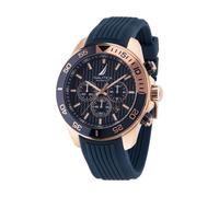 Nautica Orologio analogico NAPNOS305 Uomo Casual Blu/Oro rosé Taglia One Size