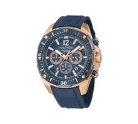 NAUTICA Orologio analogico blu scuro / oro, Taglia One Size