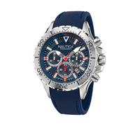 NAUTICA Orologio analogico 'Nautica' navy / argento Uomo NAUTICA One Size
