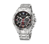 Orologio Uomo NAUTICA NST NAPNSF204 Chrono Bracciale Acciaio Nero