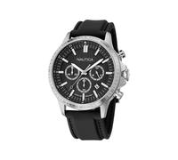 NAUTICA Orologio analogico nero / argento, Taglia One Size