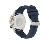 NAUTICA Orologio analogico 'NST' blu / oro / argento, Taglia One Size
