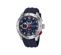NAUTICA Orologio analogico 'NST' navy / argento Uomo NAUTICA One Size