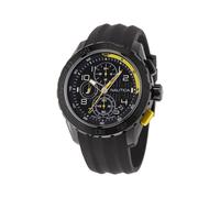 Nautica Orologio da uomo NAPNSS302 NST 101 cinturino in silicone nero, Nero/Nero/Nero