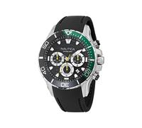 NAUTICA Orologio analogico verde / nero / argento, Taglia One Size