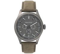 Nautica Orologio Analogueico Quarzo Uomo con Cinturino in Pelle NAPSTB002
