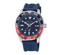 Orologio Nautica Uomo Pacific Beach NAPPBF144 Cassa Acciaio Silicone Blu + Data