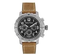 Nautica Orologio Cronografo Quarzo Uomo con Cinturino in Pelle NAI18506G