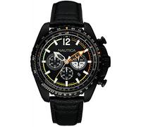 Nautica Orologio Cronografo Quarzo Uomo con Cinturino in Pelle NAI22506G