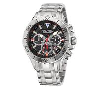 NAUTICA Orologio analogico nero / argento, Taglia One Size