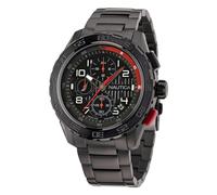 Nautica Orologio da uomo NAPNSS305 NST 101 IP nero riciclato (85%) in acciaio inossidabile, Nero/Nero/Nero