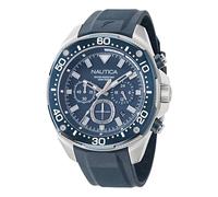 Nautica Orologio da uomo NCT Blue Sail Cronografo, Blu/Blu/Argento, Moderno