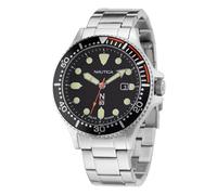 Confezione Orologio Uomo Nautica N83 NAPCBS307 Acciaio Solare + Cinturino Gomma