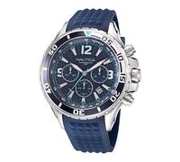 NAUTICA Orologio analogico 'NST' navy / argento Uomo NAUTICA One Size