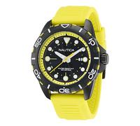 Orologio Uomo NAUTICA NSR NAPNRS403 Silicone Giallo Nero Sub 100mt