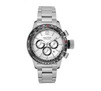 Nautica Pacific Beach NAPBFCF04 Men’s Chronograph Watch - Silver, 46 mm