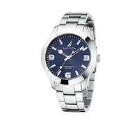 Nautica Pacific Beach NAPPBF201 Men’s 3-Hand Watch - Blue Dial, 42 mm