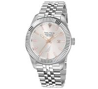 Nautica Pacific Beach NAPPBS250 Men’s 3-Hand Watch - White Dial, 43 mm