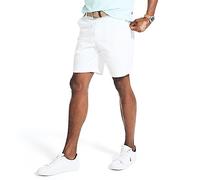 Nautica - Pantaloncini da Ponte in Cotone Elasticizzato con vestibilità Classica E Piatta da 8,5 Pollici, Pantaloncini Casual Uomo