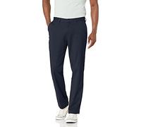 Nautica Pantalone da Uomo Classico Fit Piatto Davanti Elasticizzato Solido Chino, Blu Navy (True Navy), 40W x 30L