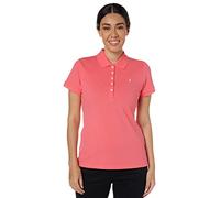 Nautica Polo da donna in cotone a maniche corte con 5 bottoni, XS