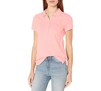 Nautica Polo da Donna in Cotone a Maniche Corte con 5 Bottoni, XS