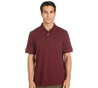 Nautica - Polo da Uomo a Maniche Corte in Cotone piqué - Rosso - M