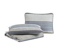 Nautica Set di biancheria da letto reversibile in cotone, per tutte le stagioni, decorazione per la casa, Ridgeport Beige, Queen