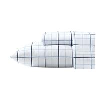 Nautica - Set di lenzuola per letto matrimoniale, lenzuolo con angoli e federa, set casual per la casa (Clarkson Blue, Queen)