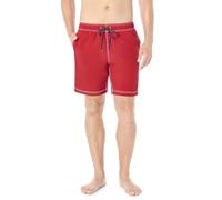 Nautica Solid Quick Dry Classic Logo Swim-Trunk Pantaloncini, Rosso (Red 6NR), XX (Taglia Produttore:XX-Large) Uomo