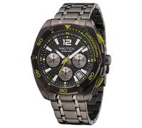 Nautica Tin Can Bay NAPTCF210 Men’s Chronograph - Black Dial, 44 mm