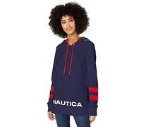 Nautica Women's Classic Supersoft 100% Cotton Pullover Hoodie