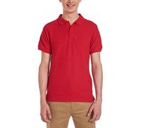 Nautica Young Men's Uniform Short Sleeve Stretch Pique Polo