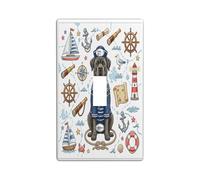 Nautical Cane Corso Dog Navy Decorativo Interruttore Della Luce Piastra Da Parete 1 Gang Singolo Toggle, Estate Cucciolo Nave Percorso Elettrico Placca Interruttore per Stanza, Cool Switchcover