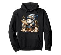 Nautical GNOME for Men Lighthouse Keeper And Boat Captain Felpa con Cappuccio