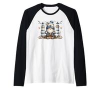 Nautical Lighthouse GNOME for Women And Men Funny Boating Maglia con Maniche Raglan