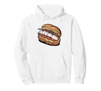 Nautical Lobster Roll New England Summer Coastal Maritime Felpa con Cappuccio