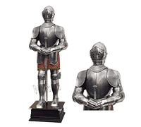 Nautical Replica Hub Armatura Medievale ~ Combat Knight Full Body Armour ~ Silver Armour Suit