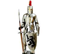 Nautical Replica Hub Cavaliere Medievale Indossabile Vestito Dell'armatura Crusader Combat Armatura Completa Corpo